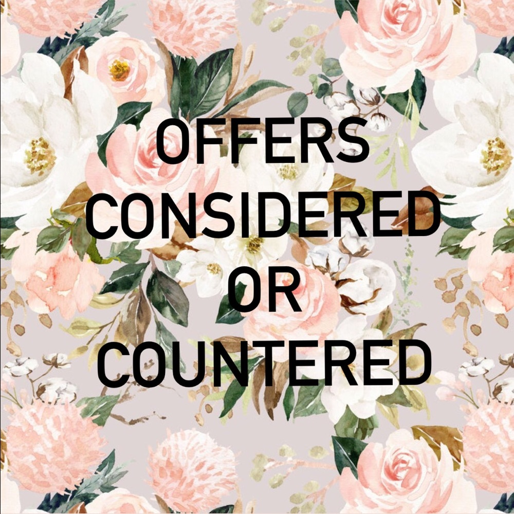 Feel free to make an offer!